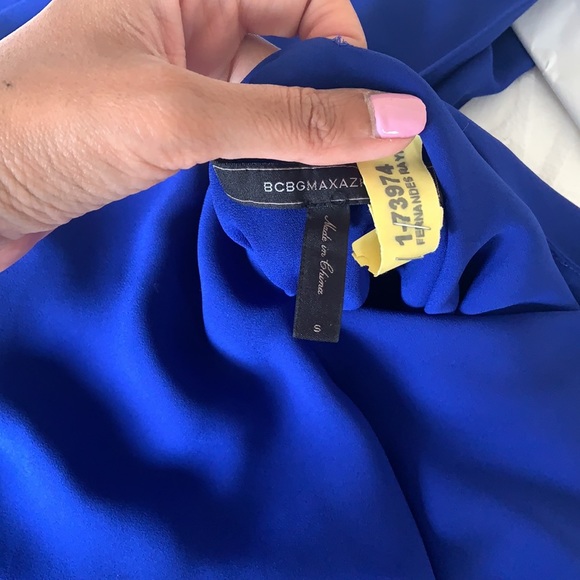 Cobalt blue bcbg dress size s - Picture 6 of 6